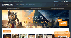 Desktop Screenshot of dreamgame.com